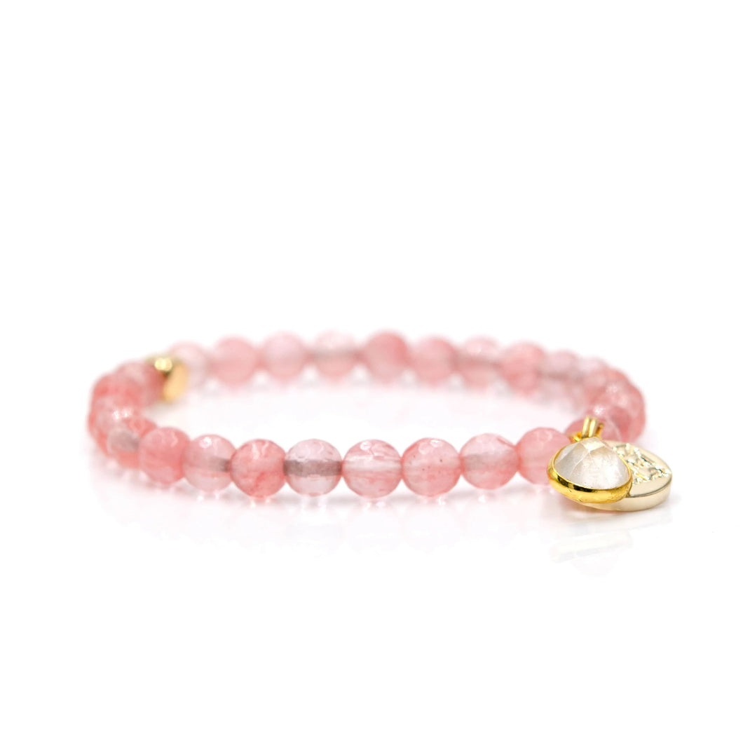 Cerise Stone Bracelet