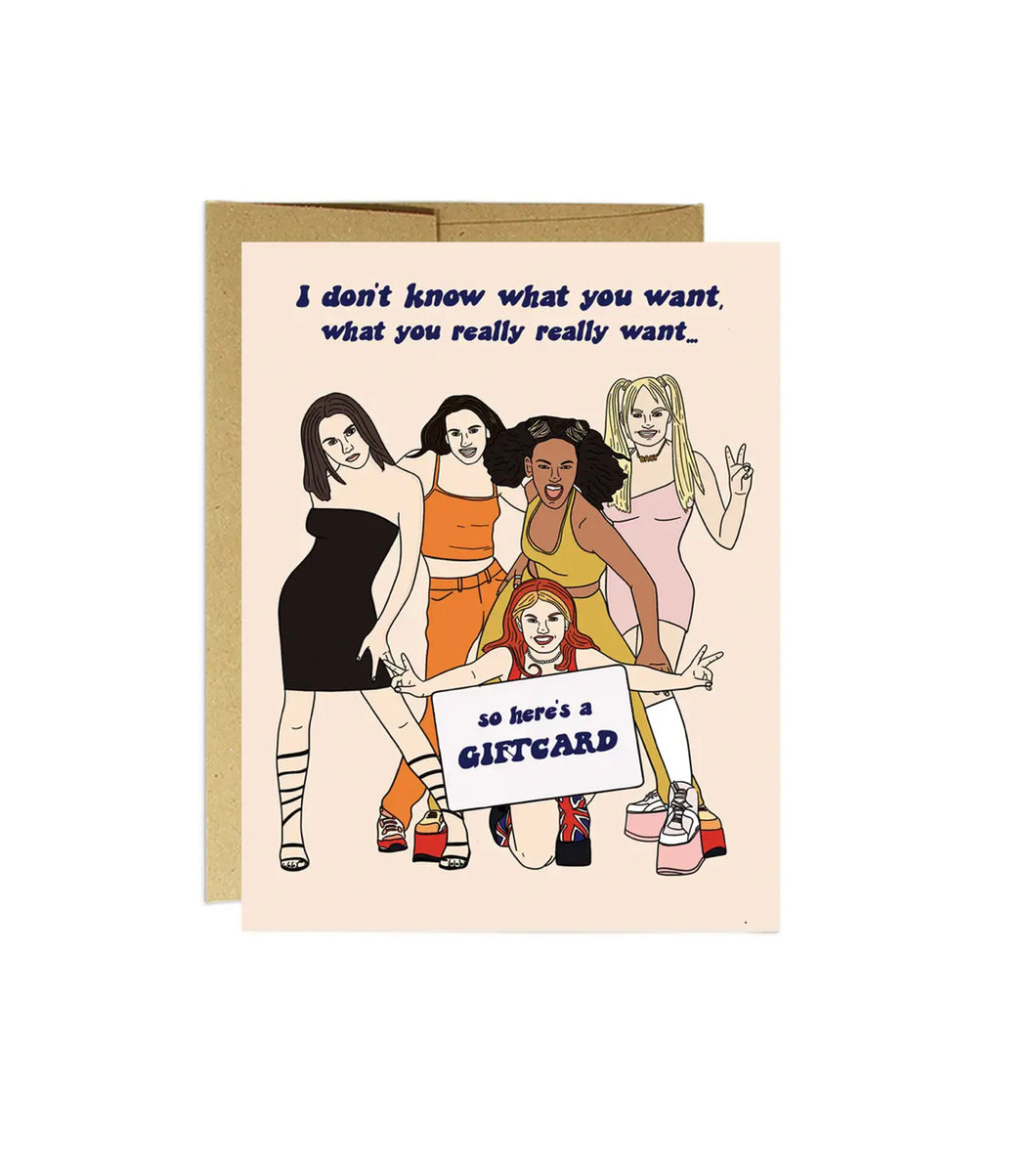 Spice Girls Card