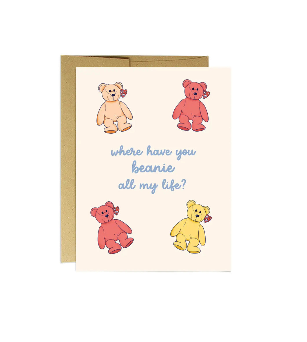 Beanie Valentine Card