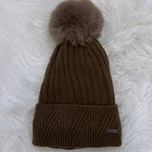 Load image into Gallery viewer, Faux Fur Lined Pom Hat
