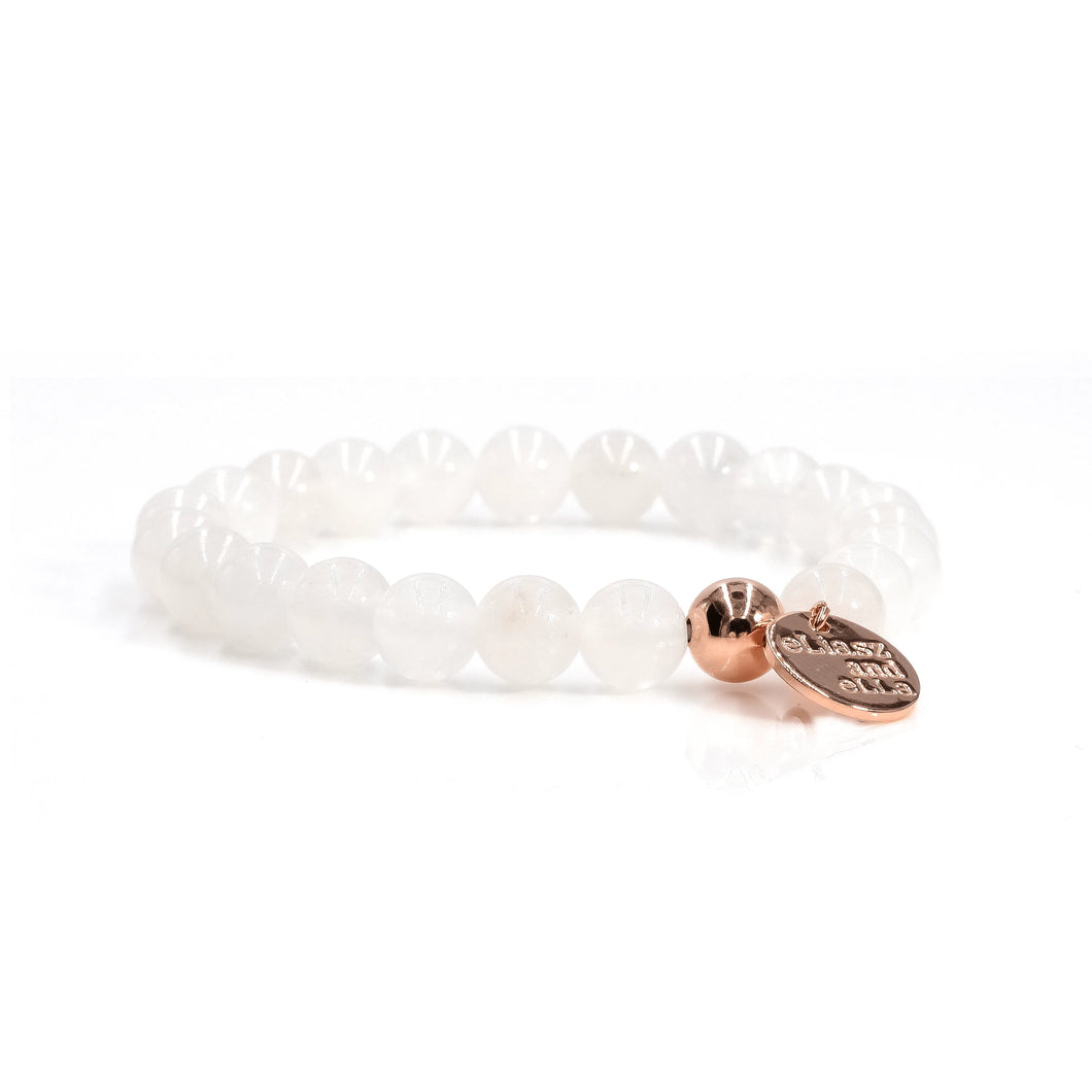 Ice Quartz Stone Bracelet
