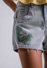 Load image into Gallery viewer, Flower Power Embroidered Short
